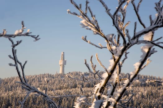 Schneeberg in the Fichtelgebirge