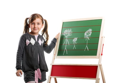 Laughing schoolchild