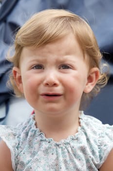beautiful baby crying