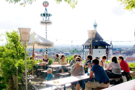 Beer garden