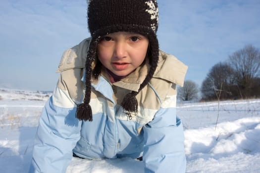Portrait of Winter girl