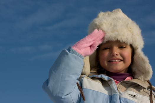 Portrait of Winter girl