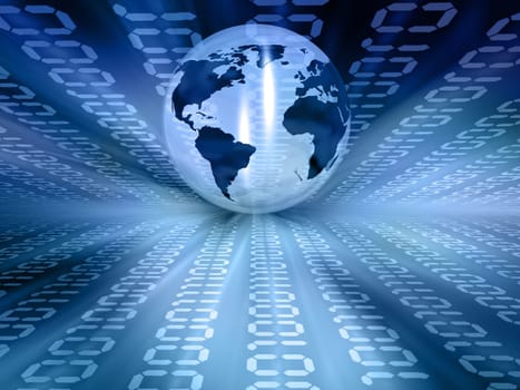 Binary globe
