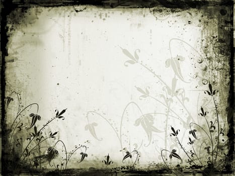 Floral grunge