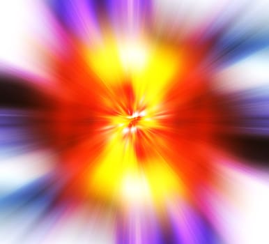Abstract blast