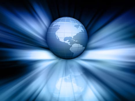 Abstract globe