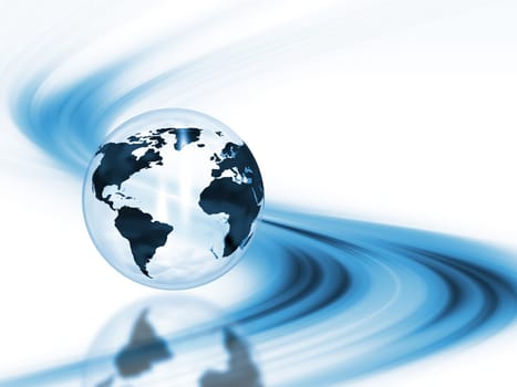 Abstract globe