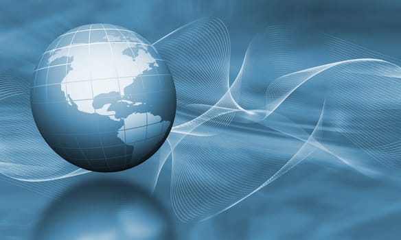 Abstract globe