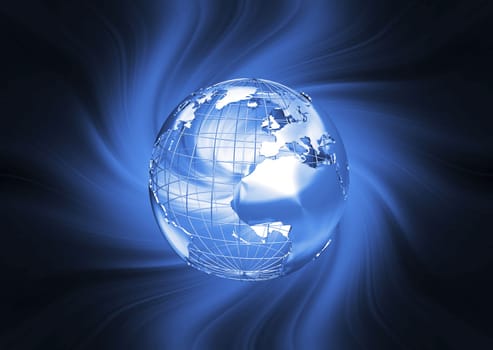 Abstract globe