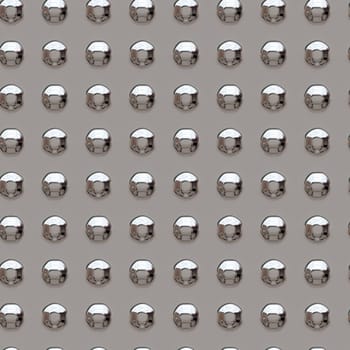Chrome rivets