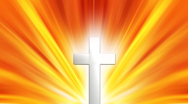 Glowing cross