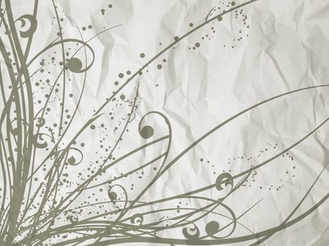 Floral grunge