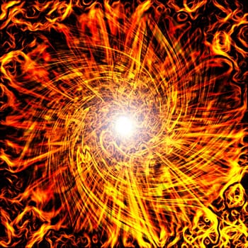 Abstract fire