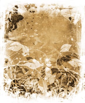 Floral grunge