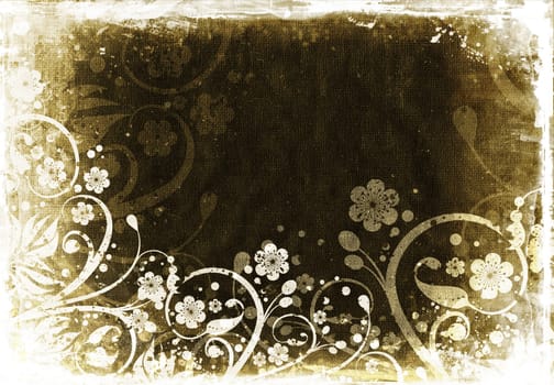 Floral grunge