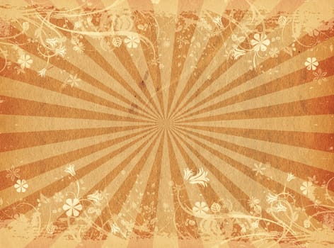 Floral grunge