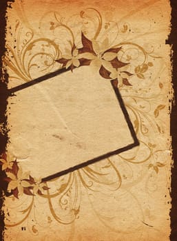 Floral grunge