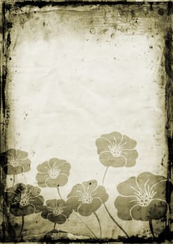 Floral grunge
