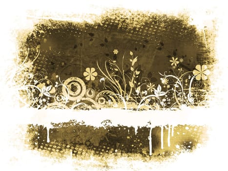 Floral grunge