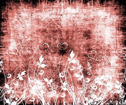 Floral grunge