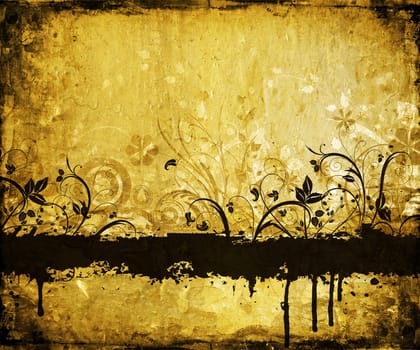 Floral Grunge background