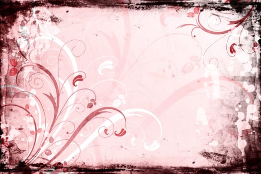 Floral grunge