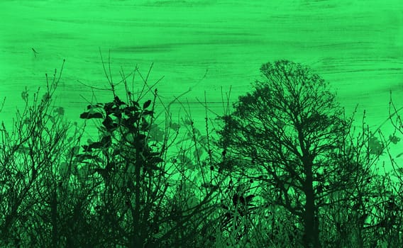Grunge foliage