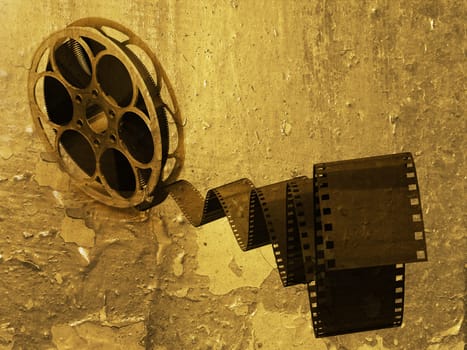 Grunge film strip
