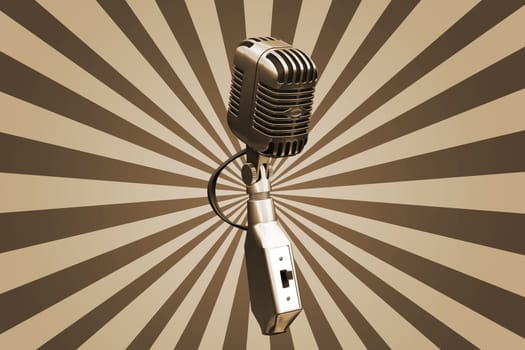 Retro microphone
