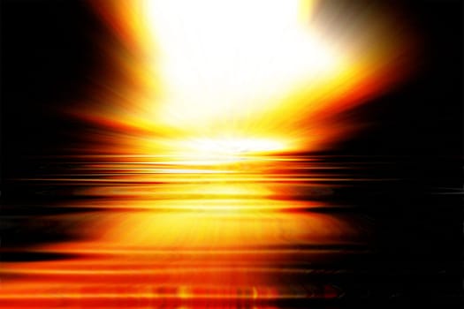 Sunset explosion