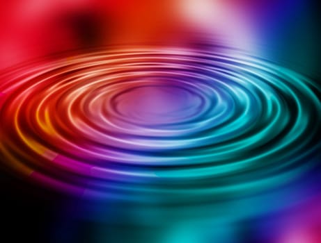 Rainbow ripples