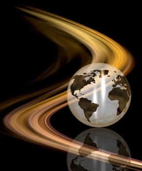 Abstract globe