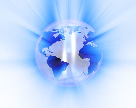 Abstract globe