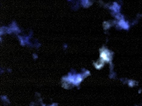 Starry night sky