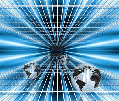 Abstract globes