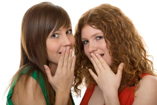 two women with gestures of astonishment