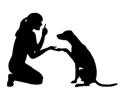 Dog Training (Obedience) Command Paw