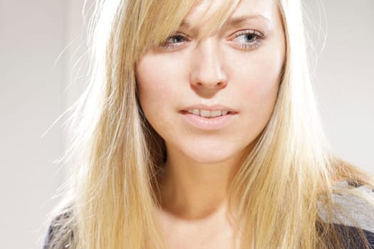 Blonde model