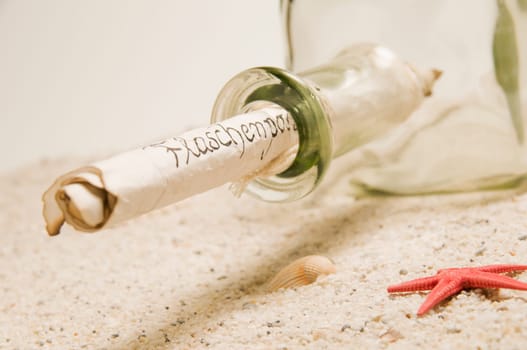 massage in a bottle with starfish