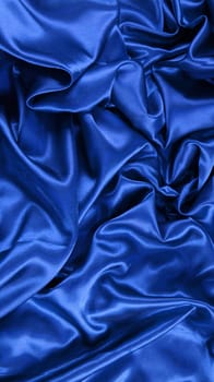 Blue satin