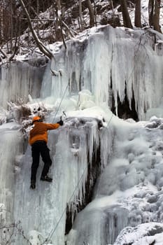 Ice climbing
