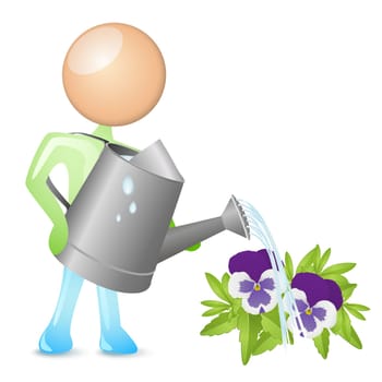 watering humanoid