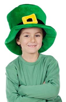 Child whit hat of Saint Patrick