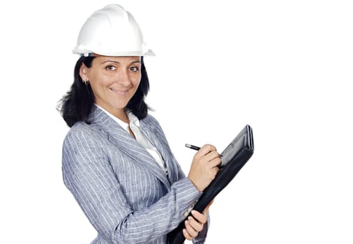 Attractive young engineer