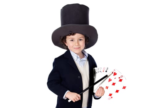 Adorable child dress of illusionist