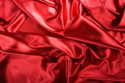 Elegant and soft red satin background