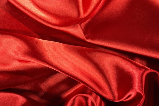 Elegant and soft red satin background
