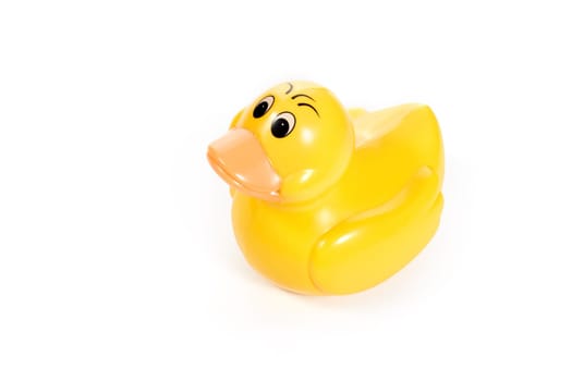 Classic Squeak Toy Rubber Ducky isolated