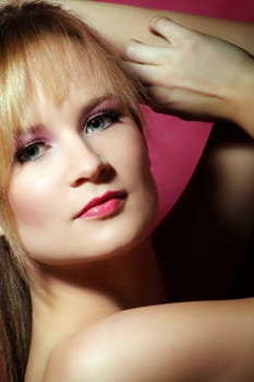 Blonde model