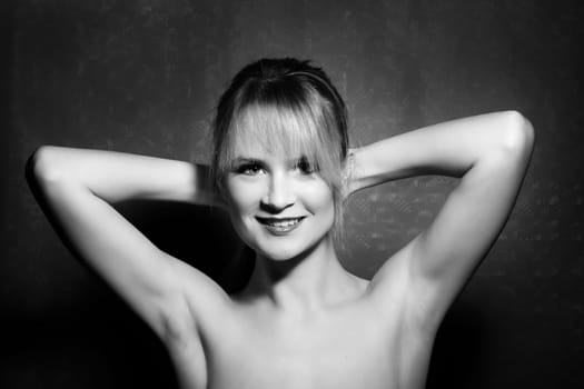 Blonde model